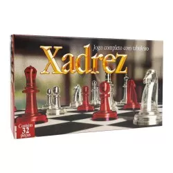 Jogo de xadrez plástico blister Plaspolo