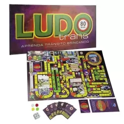 Jogo didático ludo ou jogo da memória trânsito Magic Comercial