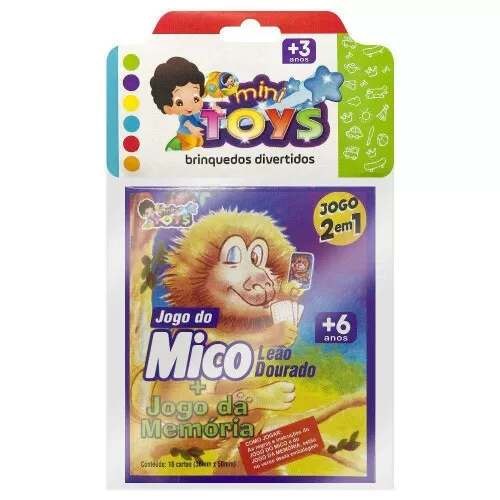 Jogo do mico + jogo da memória Mini Toys