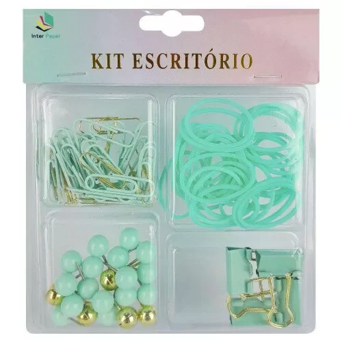 Kit para escritório candy com 4 itens sortidos Interponte