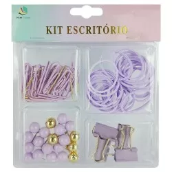 Kit para escritório candy com 4 itens sortidos Interponte