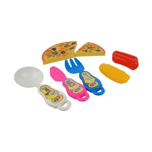 Kit cozinha com comidinha 08 peças Folia Imports