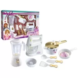 Kit cozinha cook princess 08 peças Zuca Toys