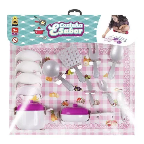 Kit cozinha e sabor blister 13 peças 510 Bs Toys