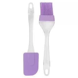 Kit espátula de silicone com pincel culinário Top rio