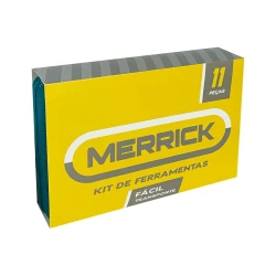 Kit ferramentas 11 peças com estojo 1009 Merrick