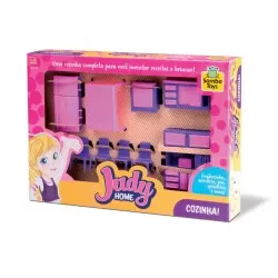 Kit jogo de cozinha Judy Home 09 peças Samba Toys