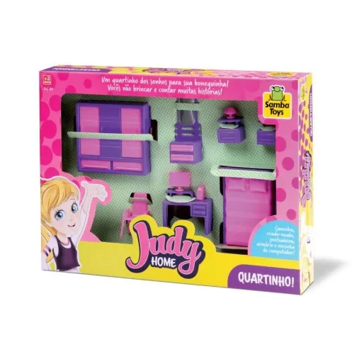 Kit jogo de quarto Judy Home 07 peças Samba Toys