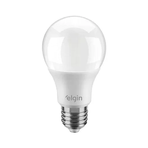 Lâmpada bulbo branca fria led 15W bivolt Elgin