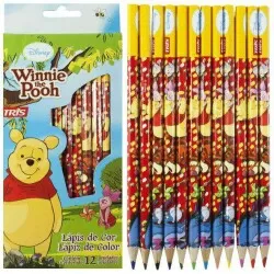 Lápis de cor Pooh com 12 cores Tris