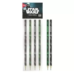 Lápis de escrever Star Wars com 4 unidades Blister Tris