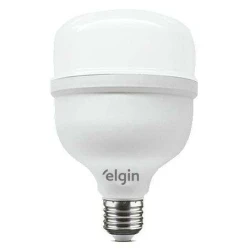 Lâmpada super bulbo branca fria led 40w bivolt Elgin