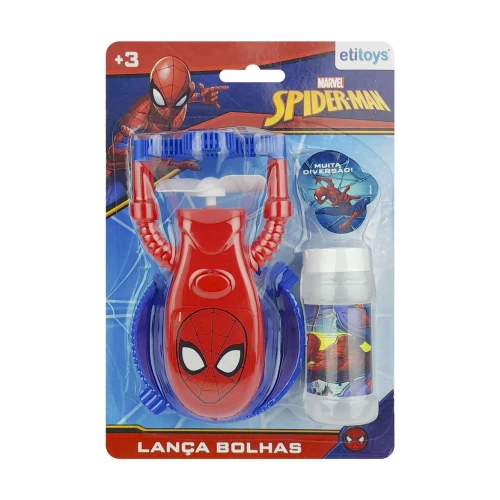 Lança bolhas de sabão com acessórios Spider-Man Etitoys