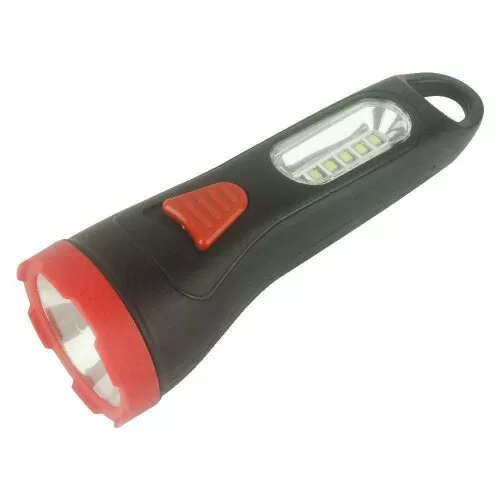 Lanterna mini led a pilha com 7 leds New Goods