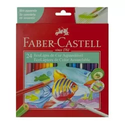 Lápis de cor aquarelavel com 24 cores Faber Castell