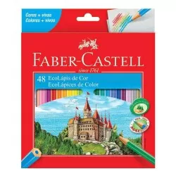 Lápis de cor ecolápis com 48 cores Faber Castell