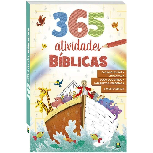 Livro educativo com 365 atividades Bíblicas TodoLivro