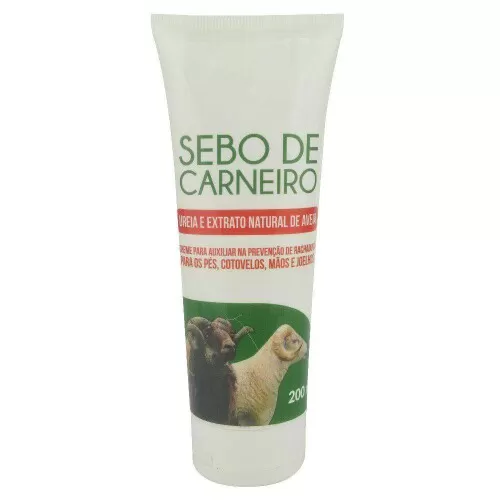 Loção hidratante para rachaduras sebo de carneiro 200ml