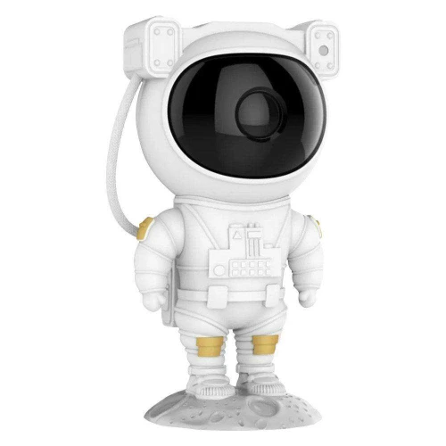 Luminária de mesa projetora astronauta usb com controle 23cm C3B