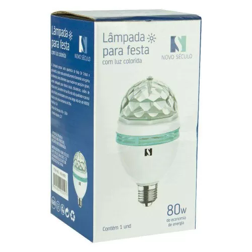 Luminária lâmpada led giratória color para bocal/tomada