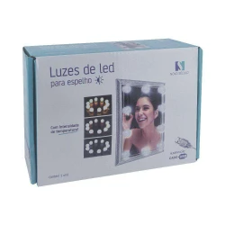 Luminária luzes de led para espelho camarim usb Novo século