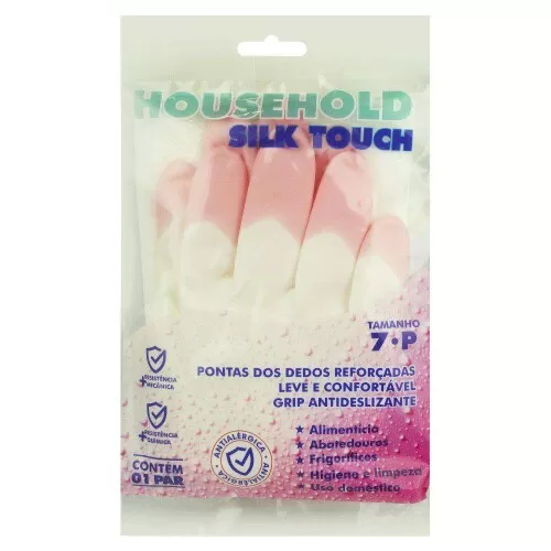 Luva multiuso silk touch reforçada pequena Super Safety