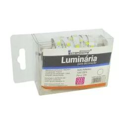 Luminária de fita led adesiva a pilha com 120 leds 2 metros Interponte