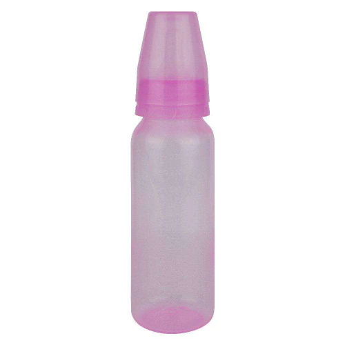 Mamadeira 240ml lisa azul/rosa/cristal Cefisa