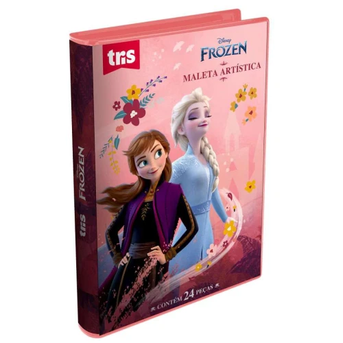 Maleta de pintura com 24 peças Frozen Tris