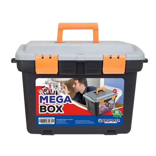 Maleta para ferramenta mega box Arqplast