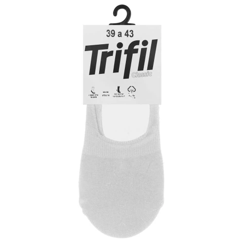 Meia sapatilha adulto 39 ao 43 branco Trifil