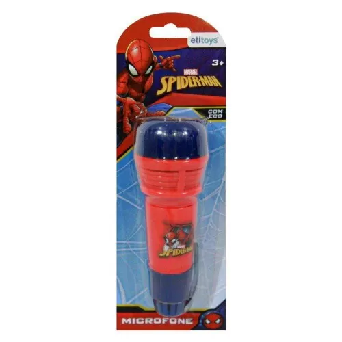 Microfone com eco Spider-man Marvel Etitoys