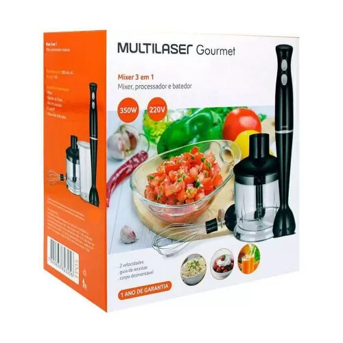 Mixer 3 em 1 gourmet 350w/220v Multilaser