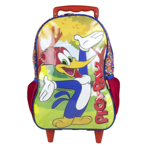 Mochila com rodinha pica pau woody 14