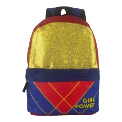 Mochila infantil feminina girl power 39cm Kit