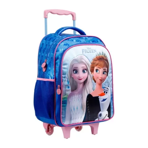 Mochila com rodinha Frozen N14 40x28cm