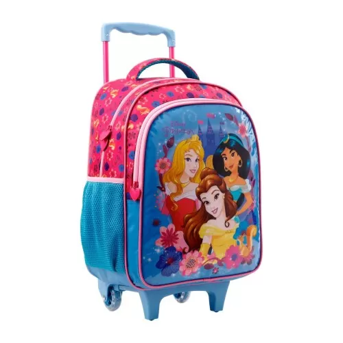 Mochila com rodinha Princesas Disney N14 40x28cm