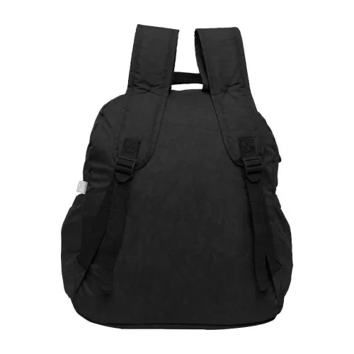 Mochila feminina Trendy preta 42x34cm