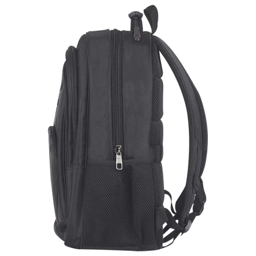 Mochila para notebook sintética Cross preta 48cm Clio Style