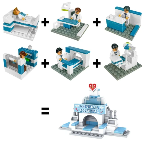 Monte e brinque mini hospital sortido Wellmix