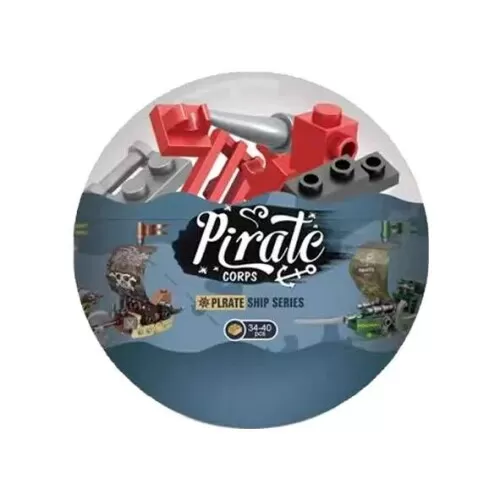 Monte e brinque mini navio pirata 99 Toys