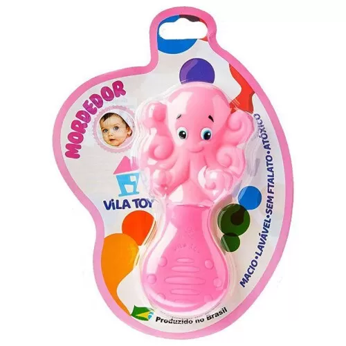 Mordedor infantil polvo azul/rosa Vila Toy