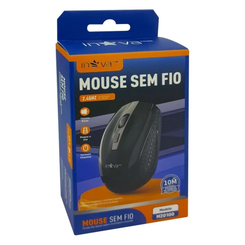 Mouse óptico sem fio M20100 Inova