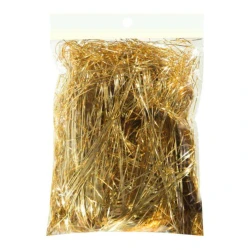 Natal fita cabelo de anjo dourado com 5g