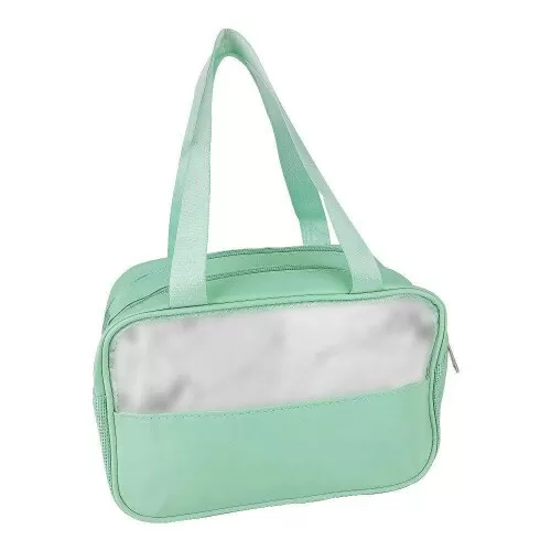 Necessaire lona 30x21cm sortida com 02 zíperes Amigold