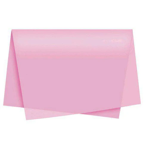 Papel seda lisa com 100 unidades 48x60cm rosa Reipel