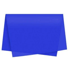 Papel seda lisa com 100 unidades 48x60cm azul escuro Reipel