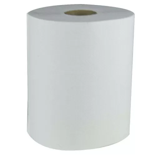 Papel toalha rolo 20cm x 200mt branco 100% natural caixa com 06 unidades