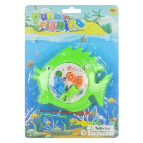 Pega peixe com 06 peixinhos a corda Funny Fishing Unitoys