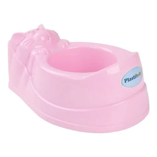 Peniquinho gatinho Baby rosa perolado Plastibrasil